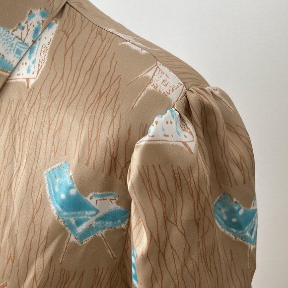 Vintage Fendi Jeans Roma Button Down Brown - Picture 5 of 10